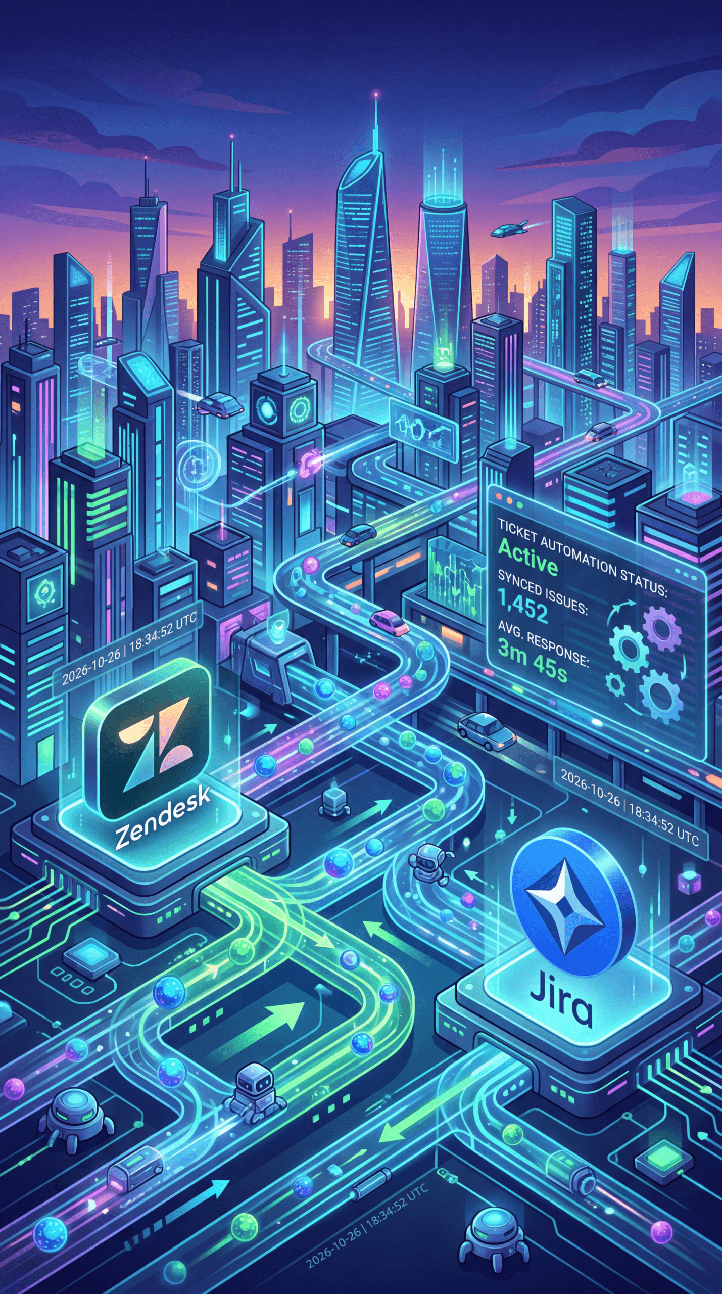 Zendesk Jira integration, n8n Zendesk automation, Jira ticket automation workflow 2026, customer support automation Jira, Zendesk webhook to Jira sync